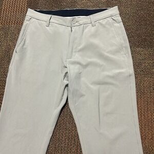 Footjoy Pro Tour Golf Pants Performance Chino Light Grey Men's Size 34x30 #24493